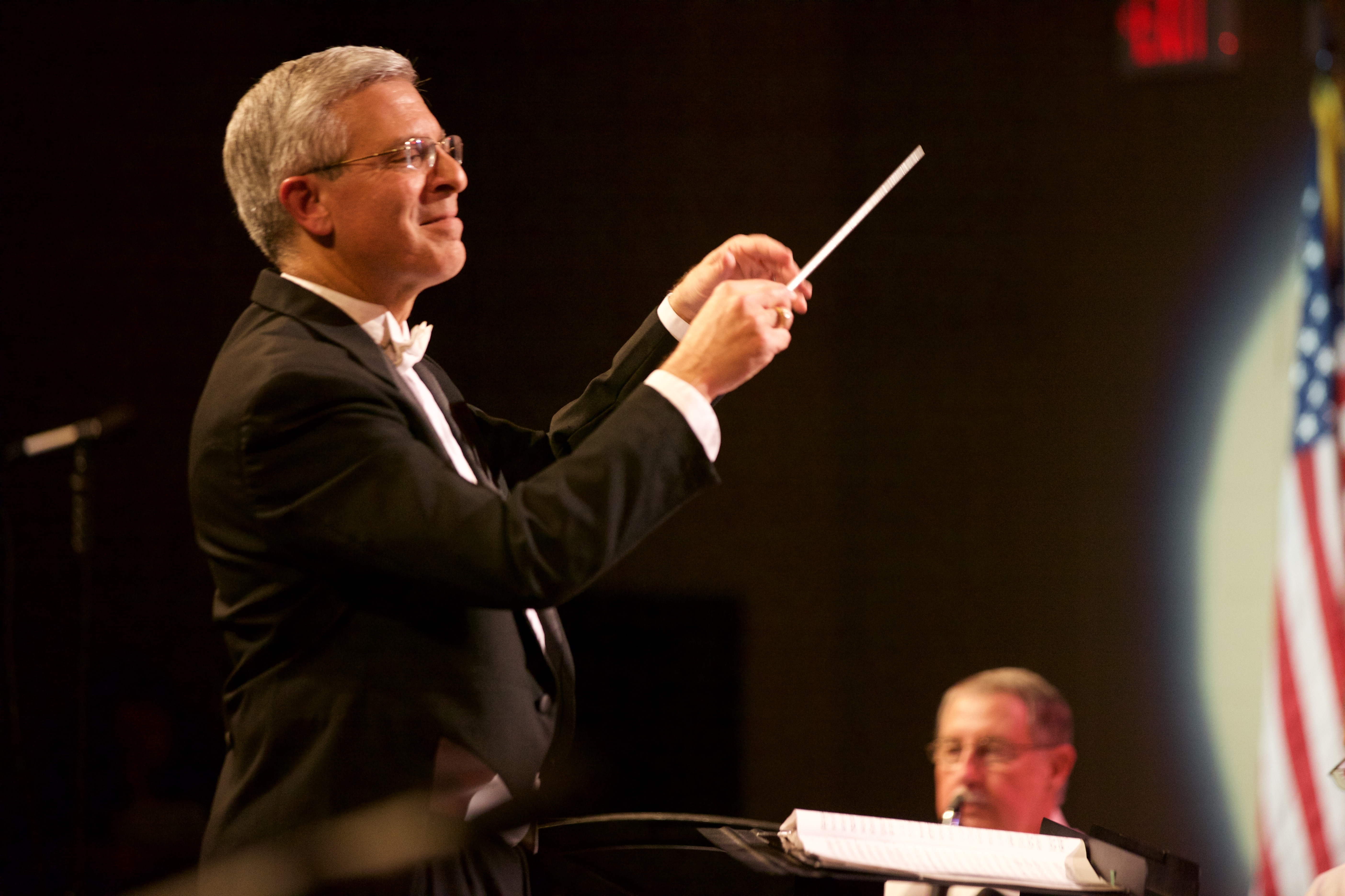 Geoffrey Magnani leads the st. Augustine Concert Band